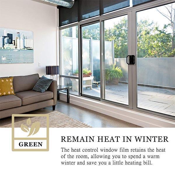 Heat-insulating privacy film