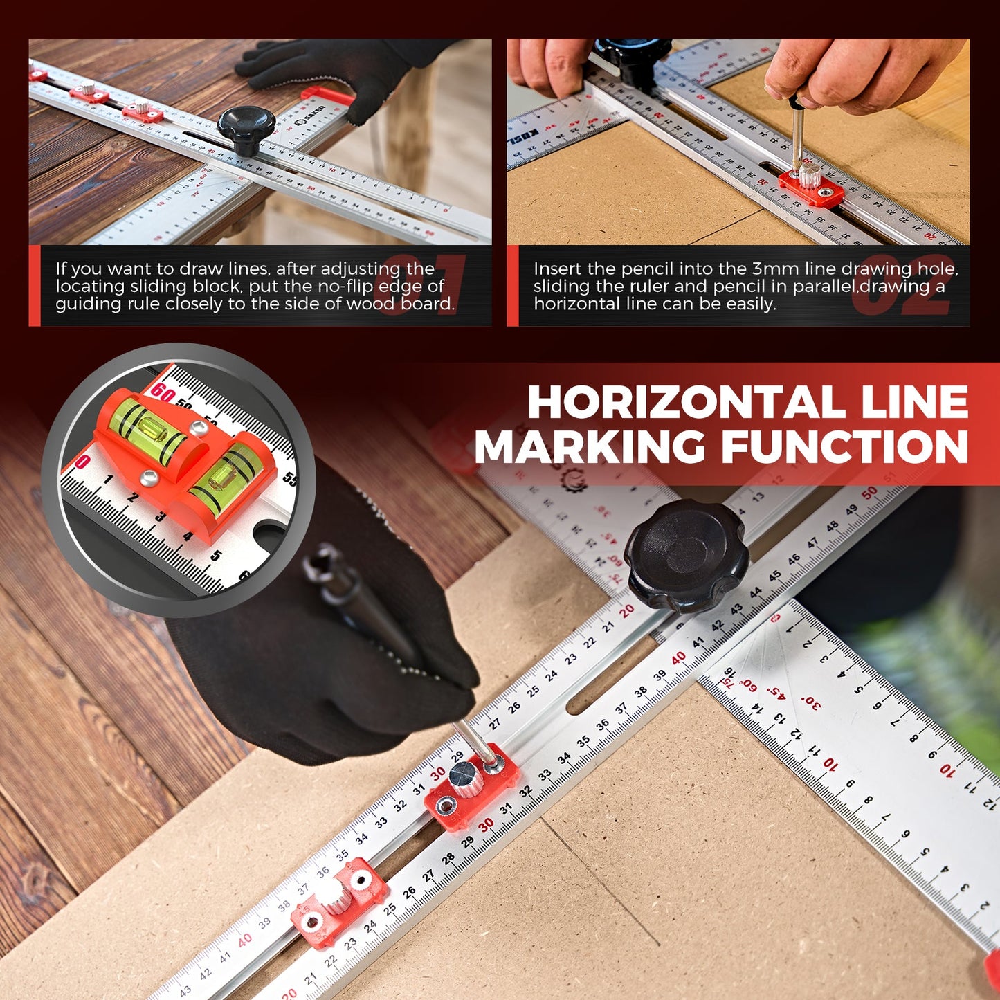 4-in-1 DrillingTool | Aftekenen in een handomdraai