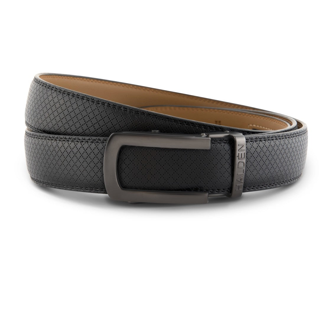 Theo Black with classic buckle