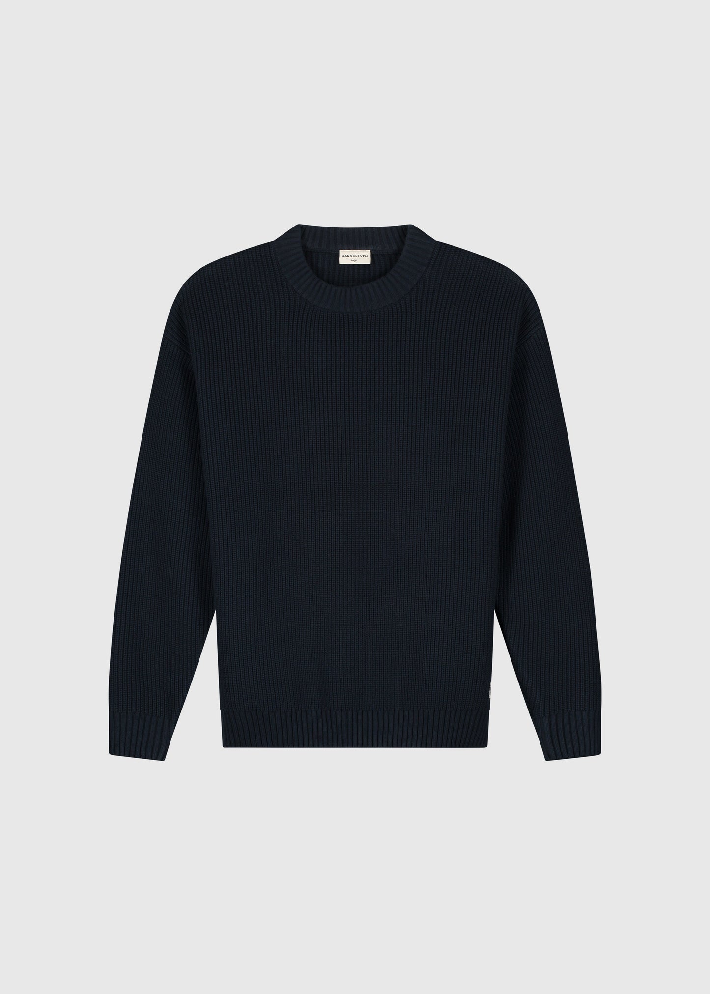 Heavy Waffle Crewneck - Navy