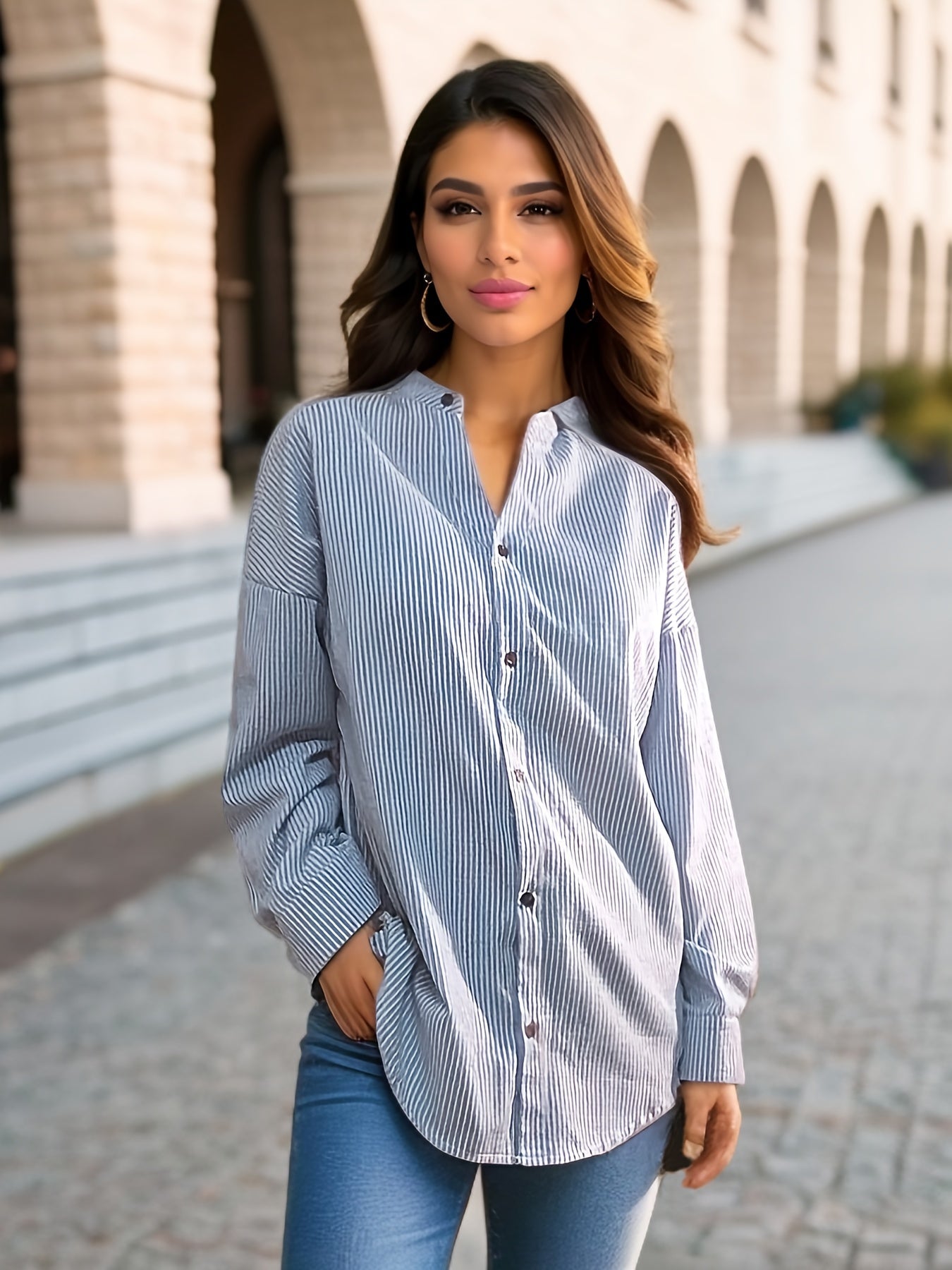 Trendy Gestreepte blouse