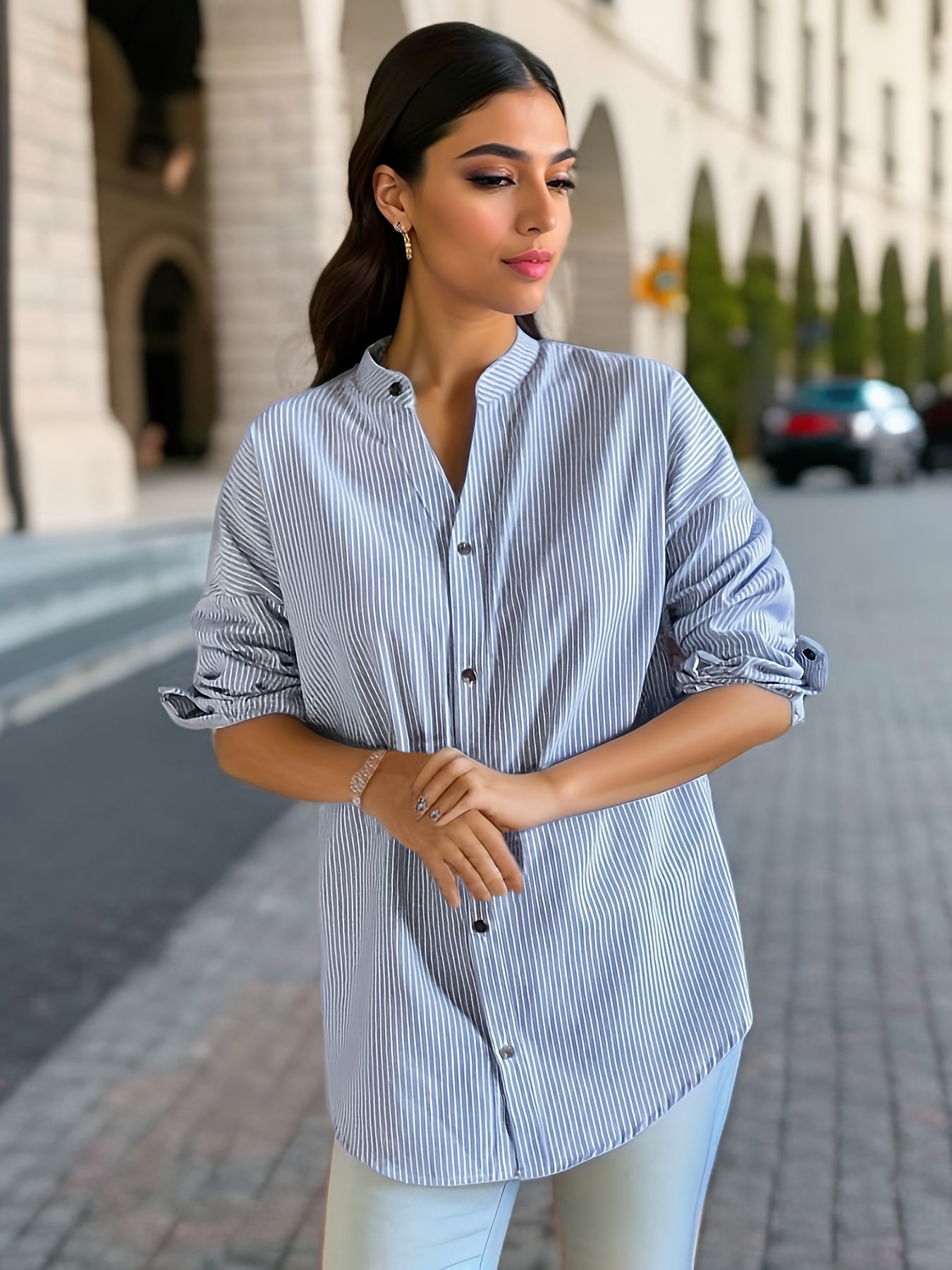 Trendy Gestreepte blouse