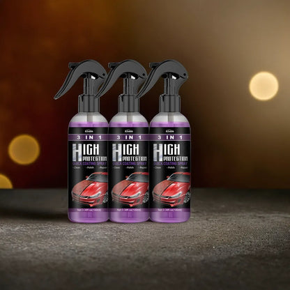 3 in 1 High-tec autocoatingspray | Beschermt en geeft glas | 2 + 1 gratis!