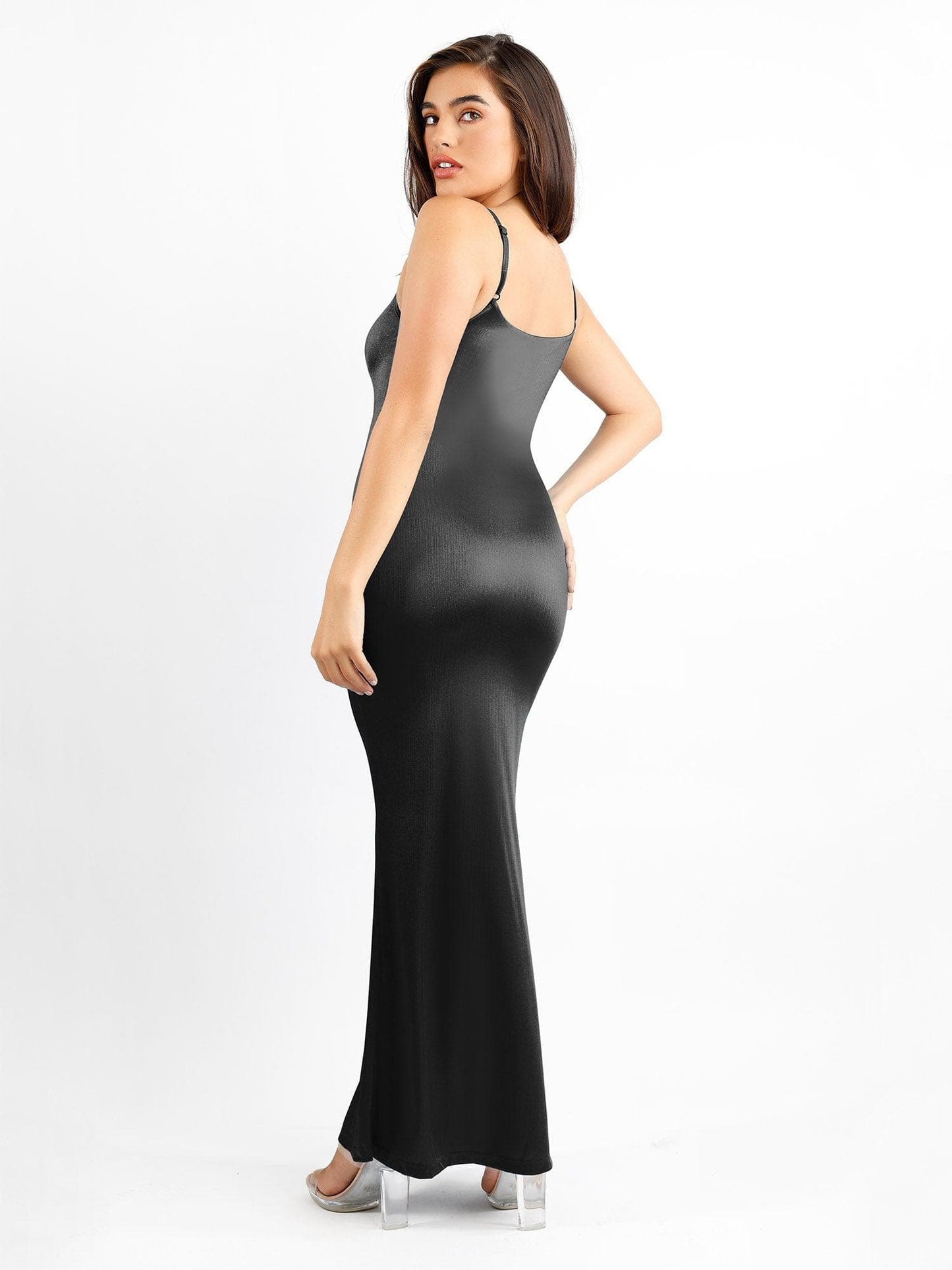 The Shapewear Dress Slip Shine Maxi