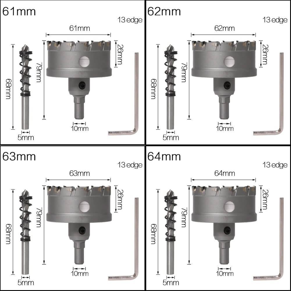 Hole Drill Set | Gatenzaag