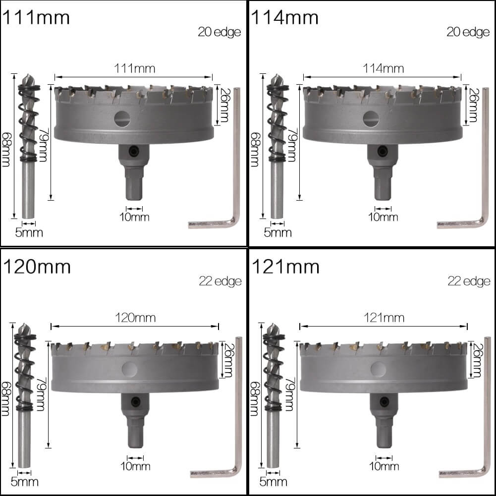 Hole Drill Set | Gatenzaag