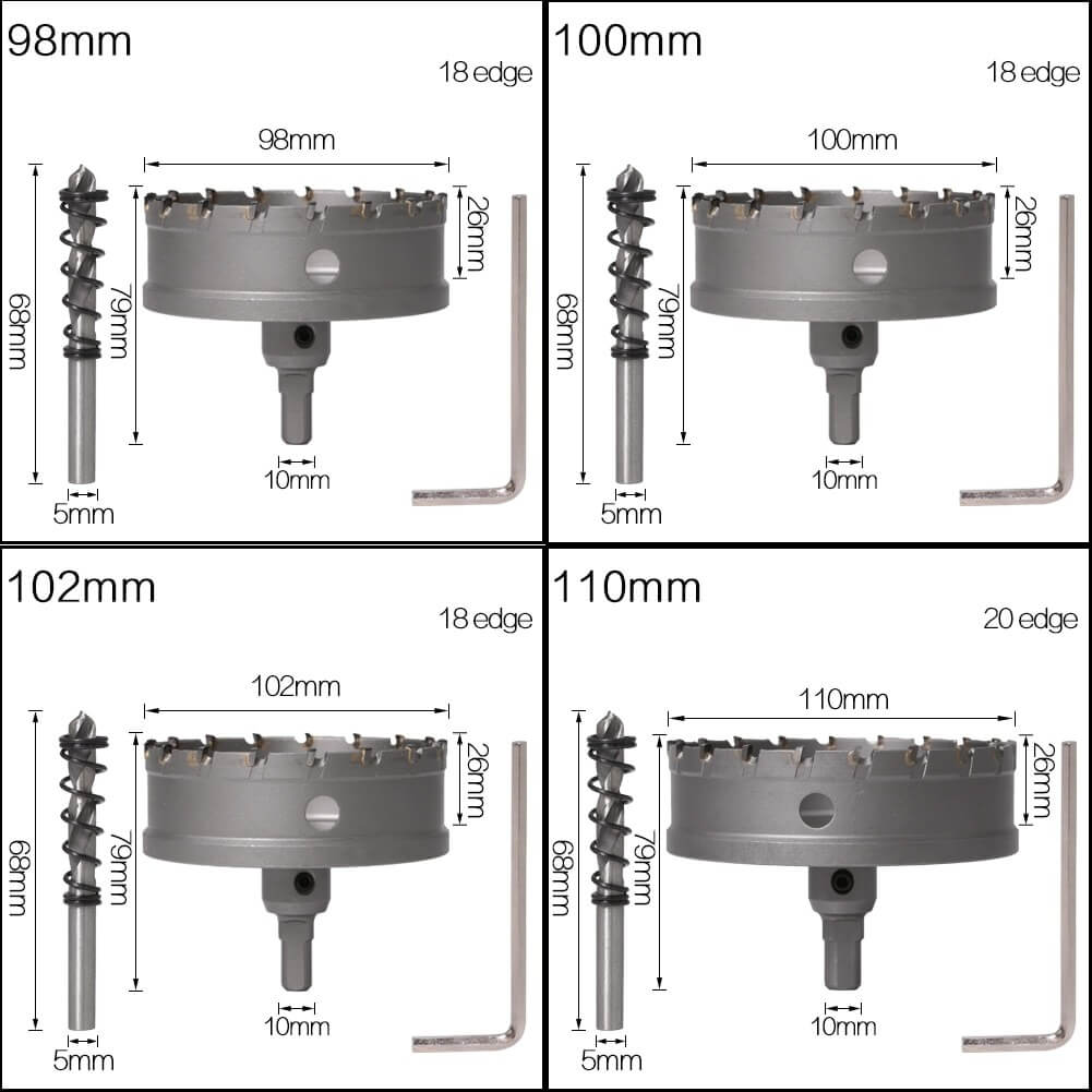 Hole Drill Set | Gatenzaag