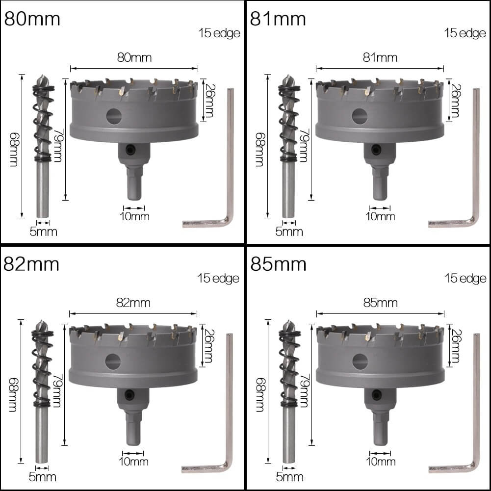 Hole Drill Set | Gatenzaag