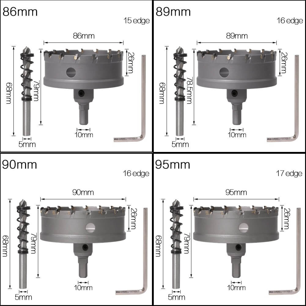 Hole Drill Set | Gatenzaag