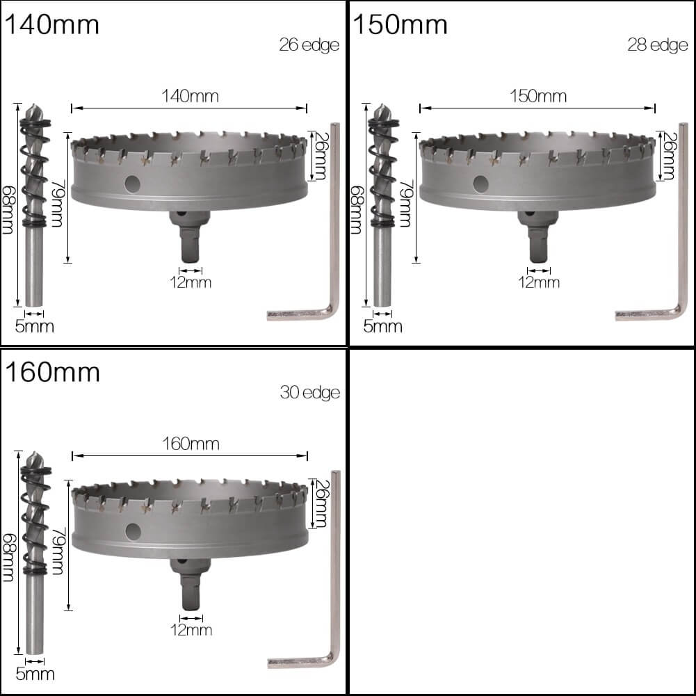 Hole Drill Set | Gatenzaag