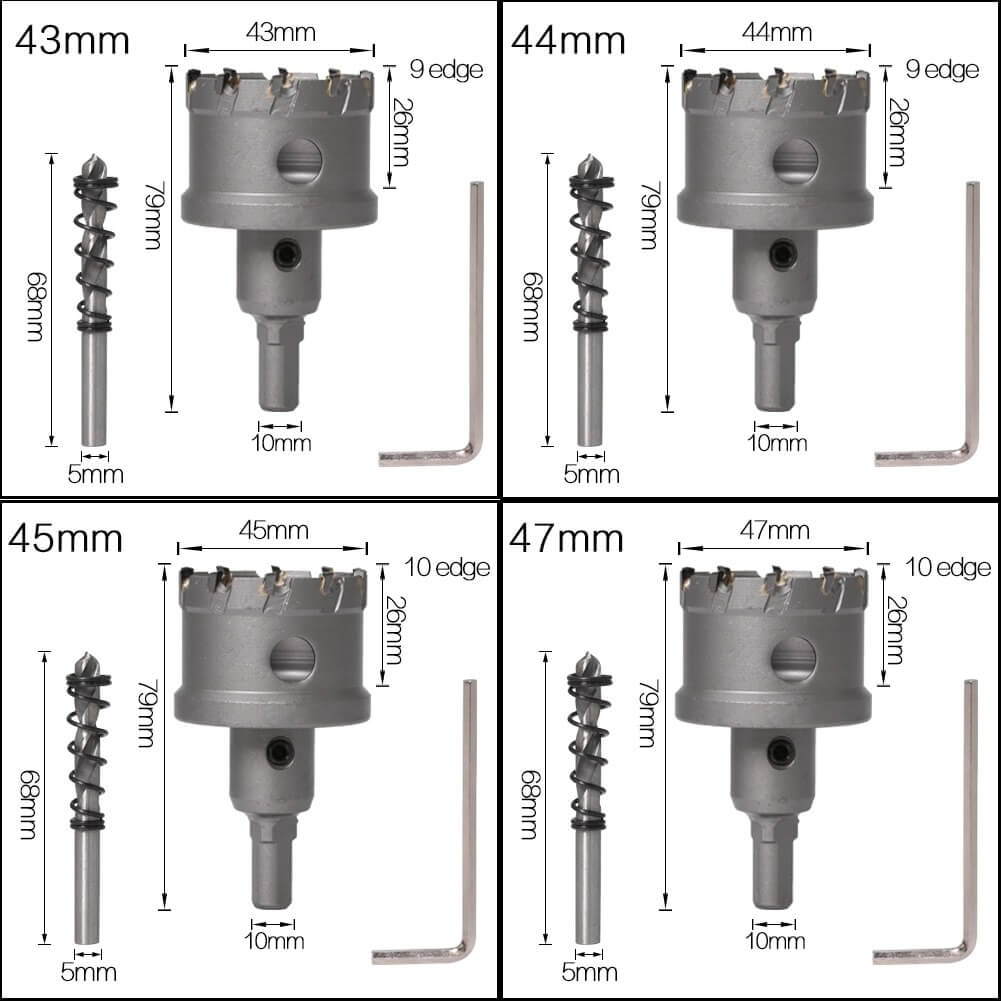 Hole Drill Set | Gatenzaag