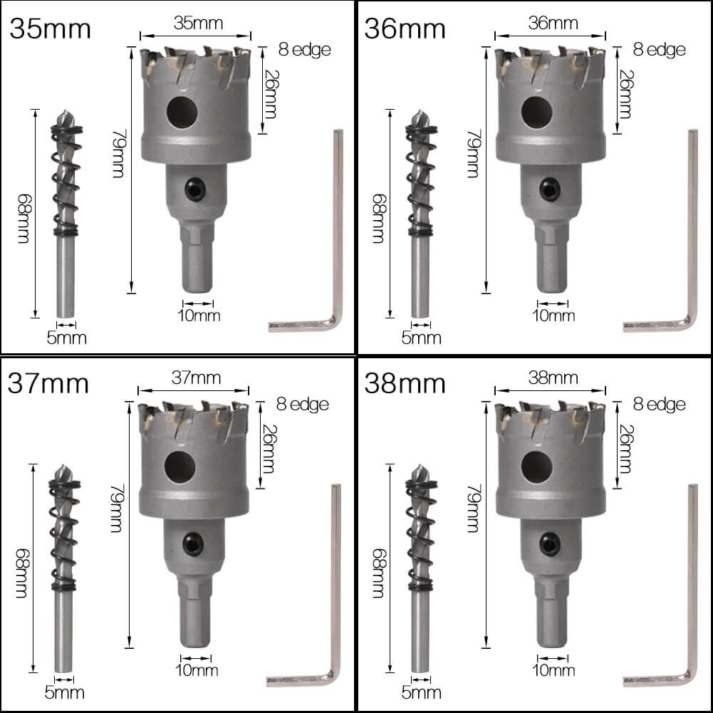 Hole Drill Set | Gatenzaag