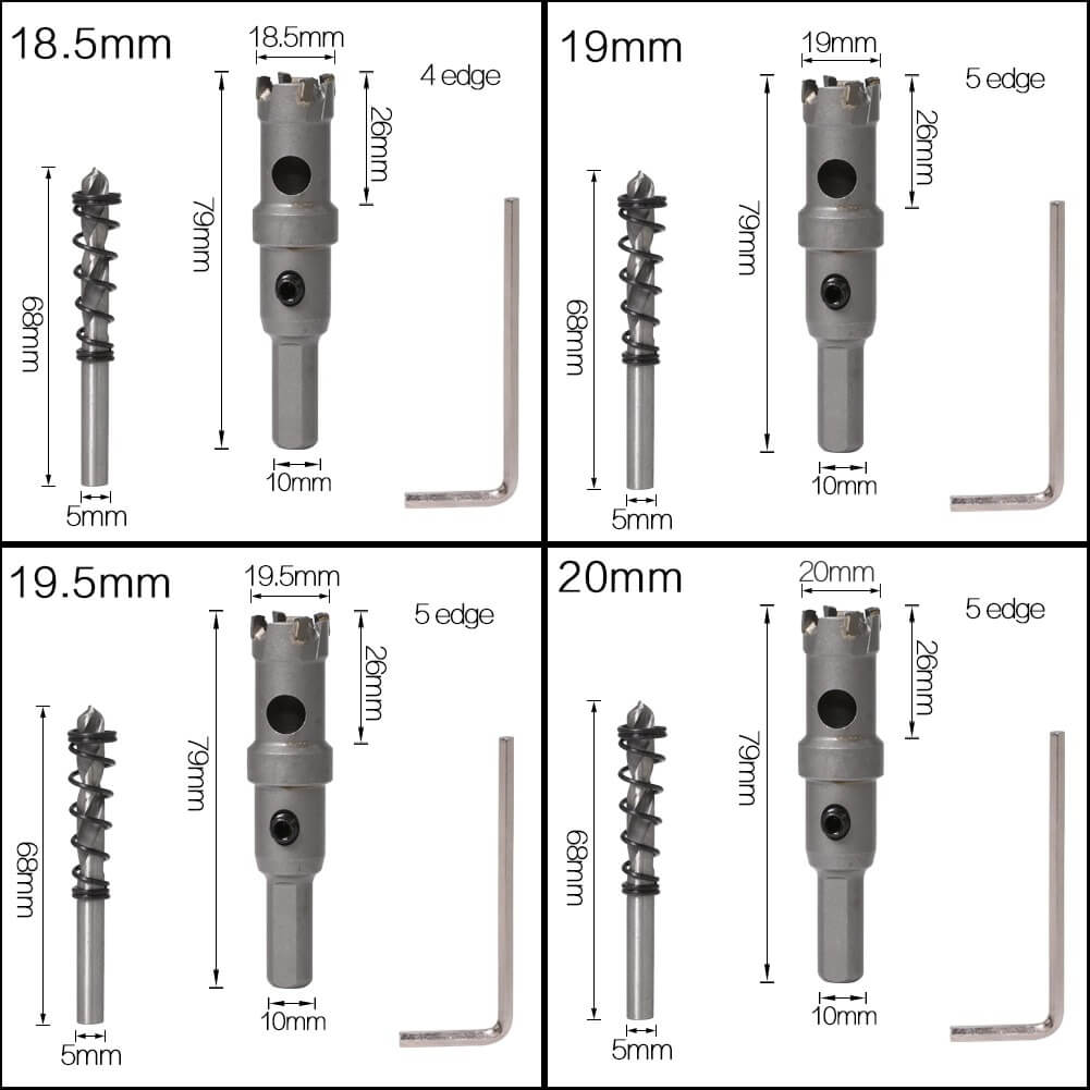 Hole Drill Set | Gatenzaag