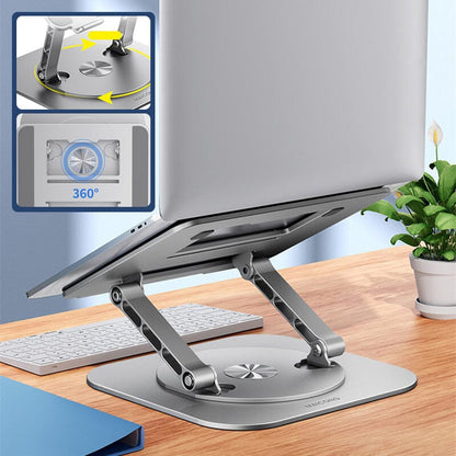 360° Roterende Aluminium Laptop & Tablet Stand