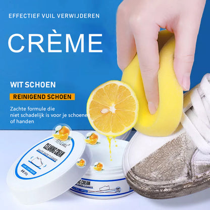 Witte schoenpoetscrème | Wittere schoenen in een handomdraai | 2+1 Gratis