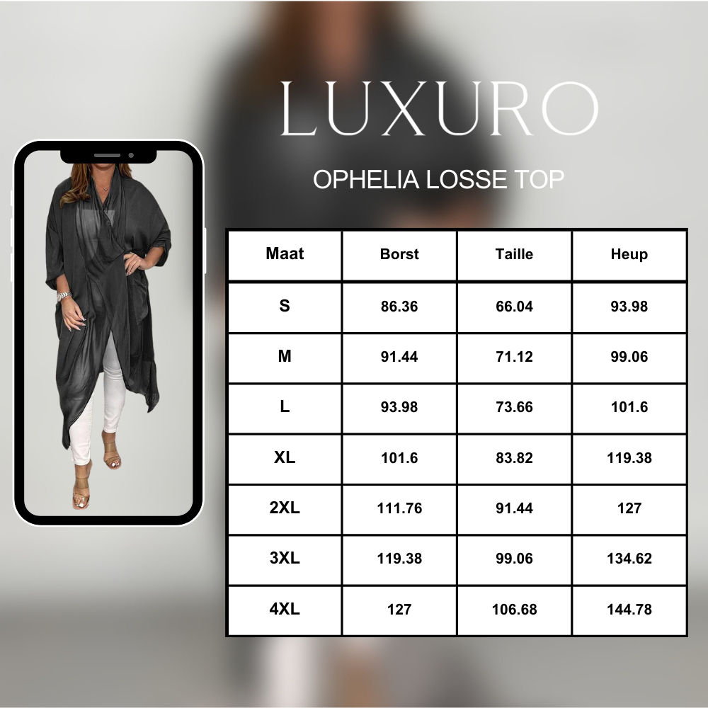 LUXURO® Ophelia Losse Top