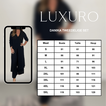 LUXURO® Danika Tweedelige Set