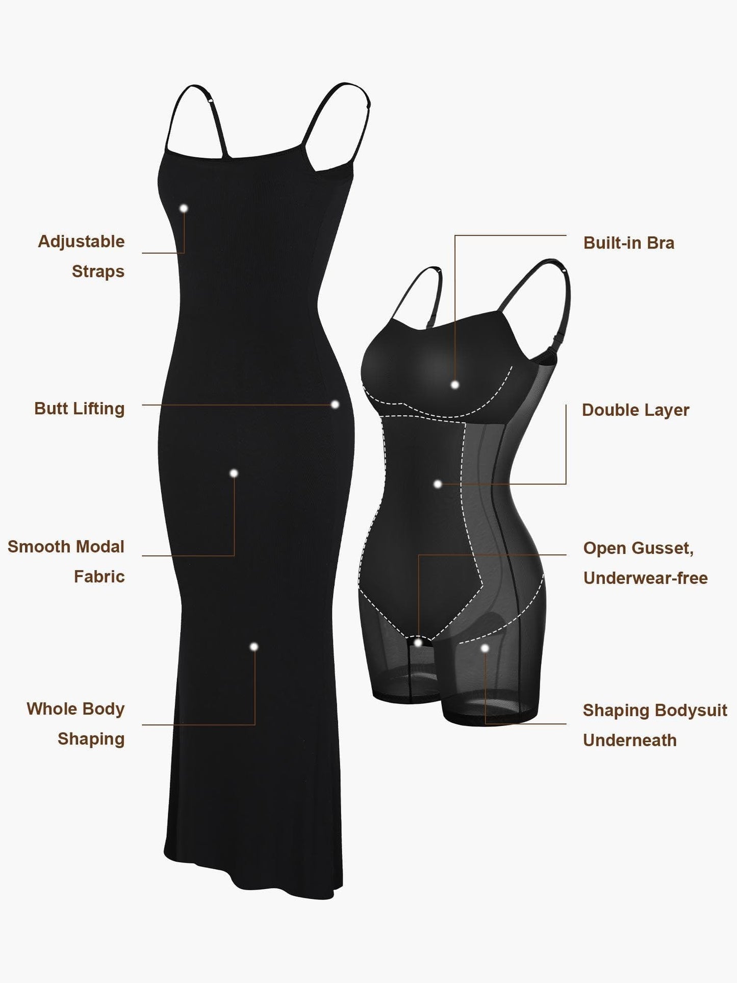 ShapeDress | Slip Maxi Dress