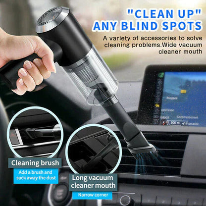 Vacuum Cleaner  for Car and Home interior | mini wireless vacuum cleaner | Portable & handheld Gun |